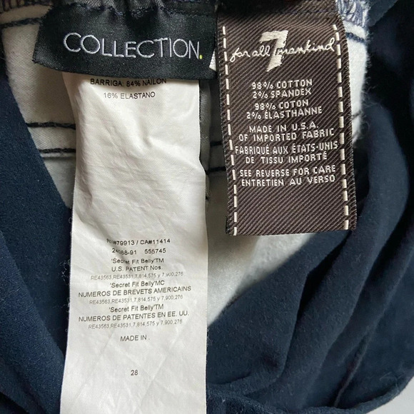 7 For all mankind maternity  jeans Sz 28 - Picture 7 of 9